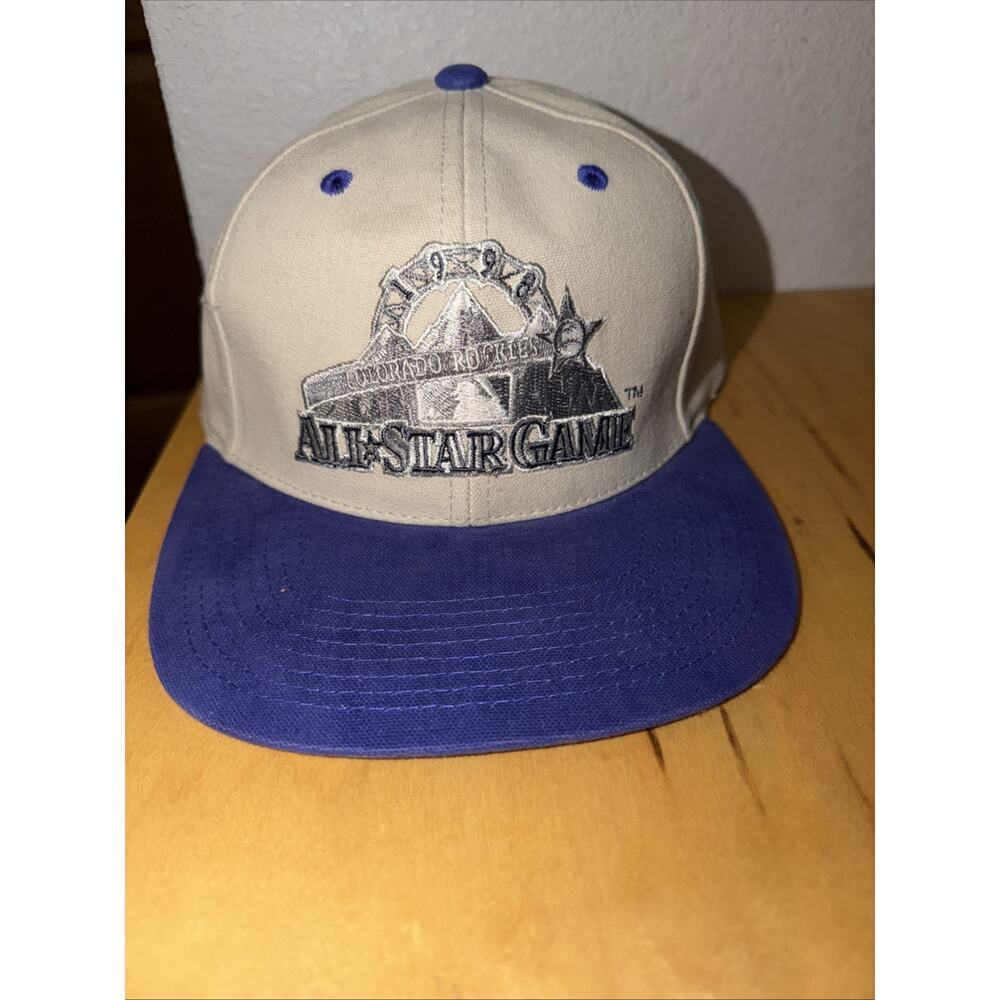 NWOT Deadstock Vintage Colorado Rockies 1998 All Star Game Hat Strap Back MLB